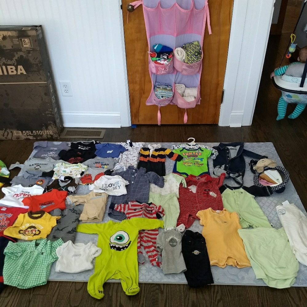 0-3 months boys clothing lot